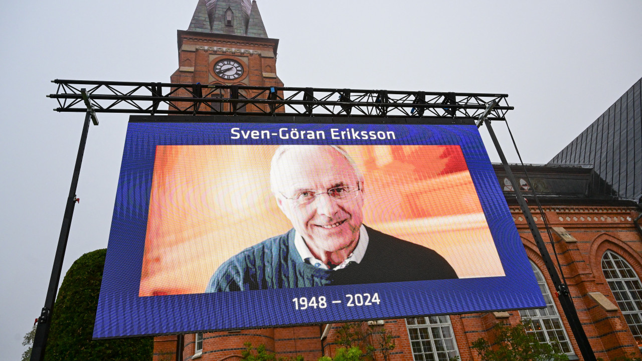 Funeral de Sven-Goran Eriksson: Beckham e estrelas do futebol comparecem